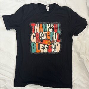 Thankful Grateful Blessed Graphic T-Shirt